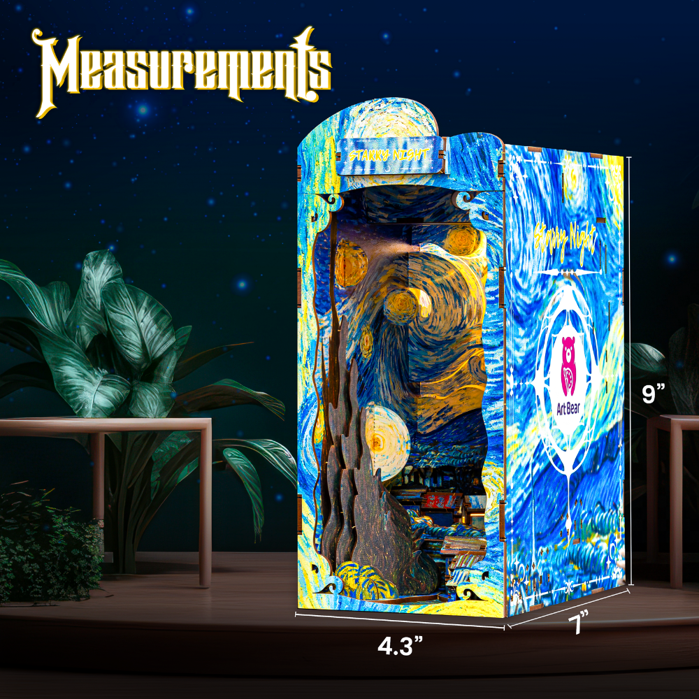 Starry Night Book Nook Kit
