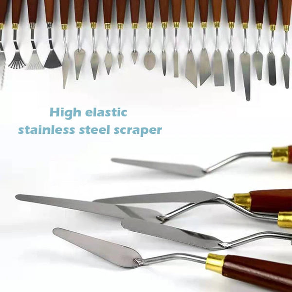 Soft Stainless Steel Painting Scraper/Palette Knife