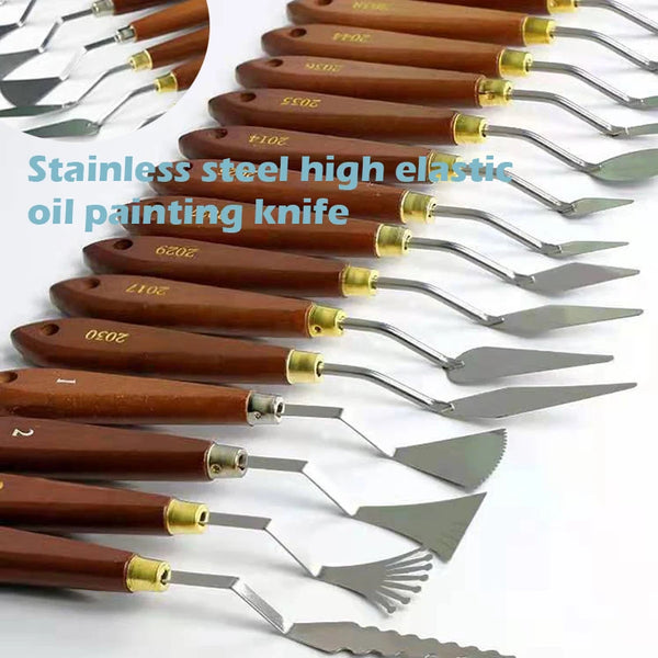 Soft Stainless Steel Painting Scraper/Palette Knife