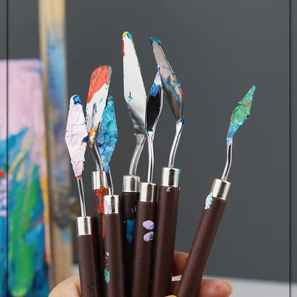 Stainless Steel Oil Painting Palette Knife Set