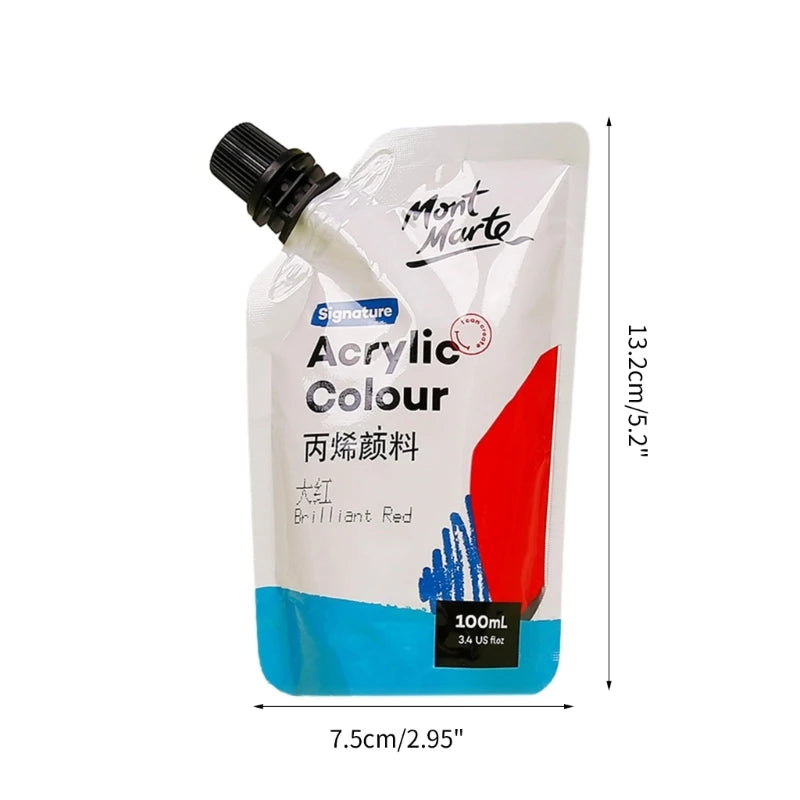 100ml Acrylic Paint Pouches