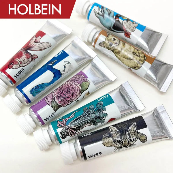 Holbein & Yuko Higuchi 24 Watercolour Paints in 5ml tubes