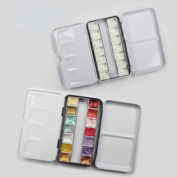 Half Pan Watercolor Tray Paint Box