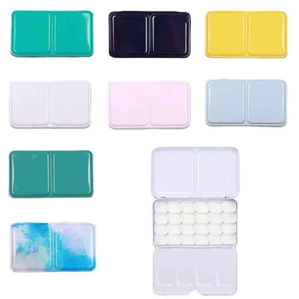 Half Pan Watercolor Tray Paint Box