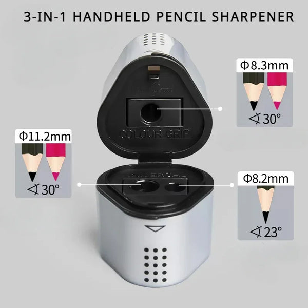 Faber-Castell Grip Trio 3-in-1 Artist Pencil Sharpener