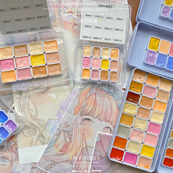 Handmade Brand Watercolor Skin Tones