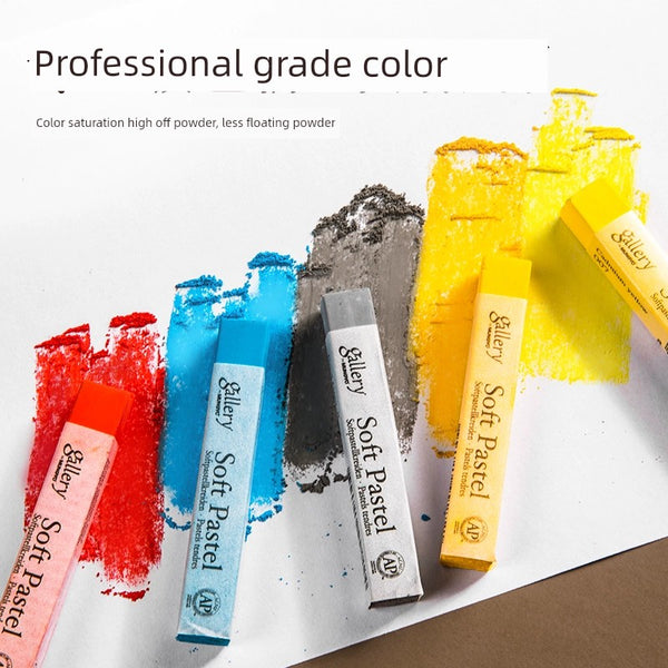 South Korea Ally Professional Grade Chalk 72 Colors in a Wooden Box