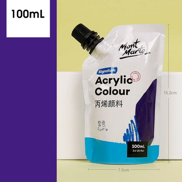 100ml Acrylic Paint Pouches