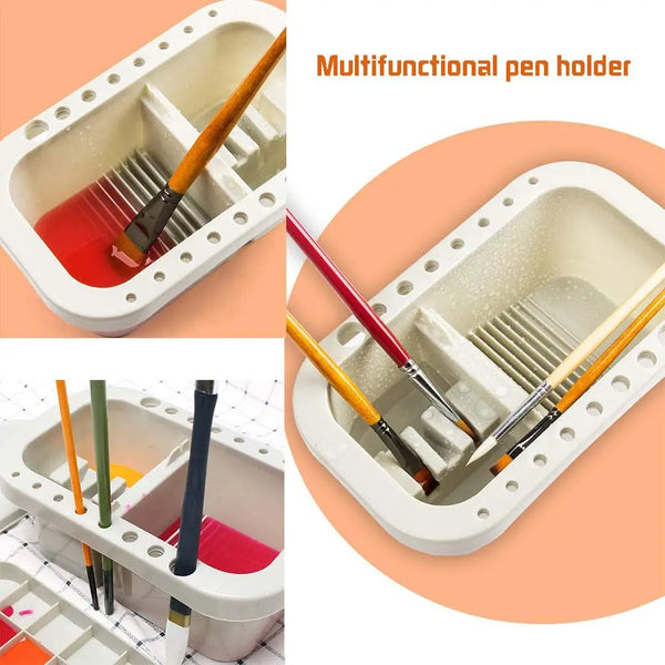 Multifunction Paint Brush Cleaner, Washer and Brush Holder