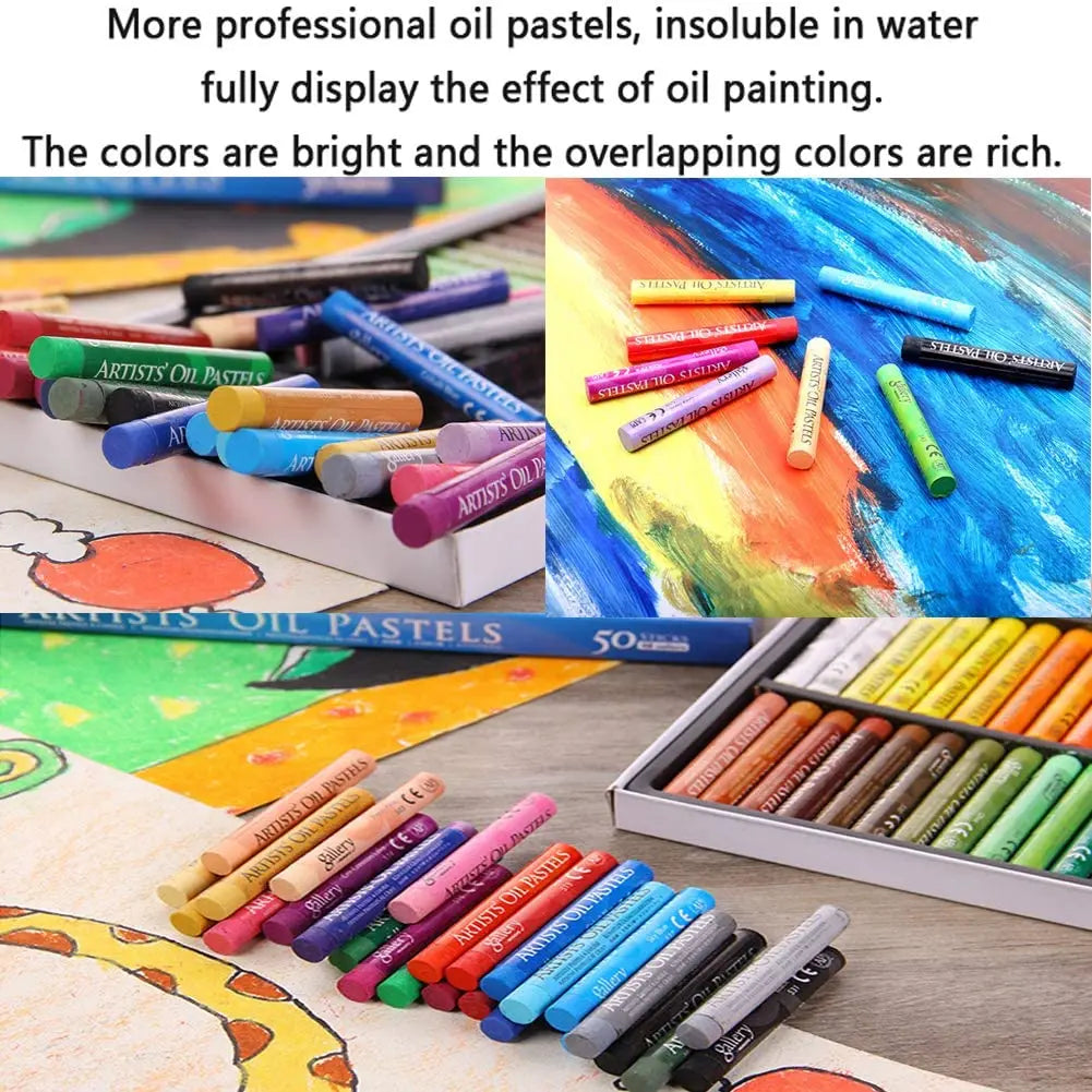 MUNGYO Professional Oil Pastel Sets 12, 25 or 50 Pieces