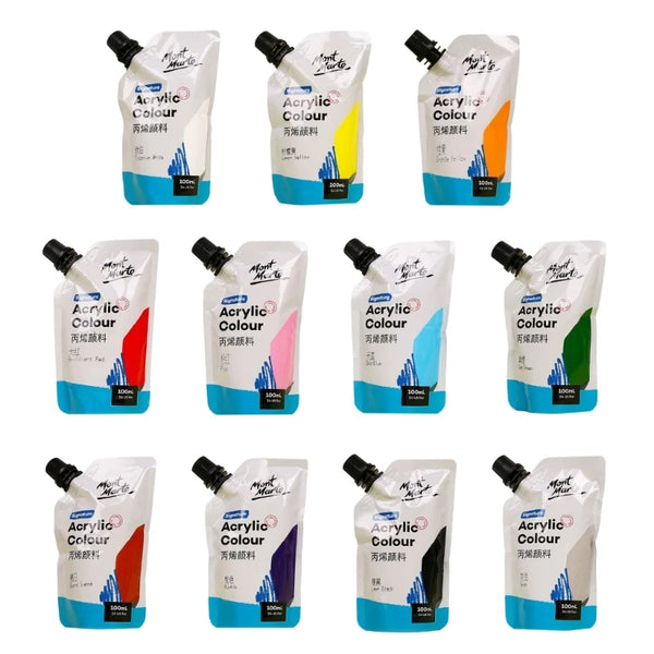 100ml Acrylic Paint Pouches