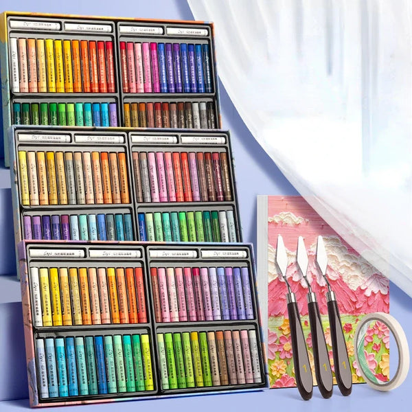 Soft Oil Pastel Kits with Bonus Tools