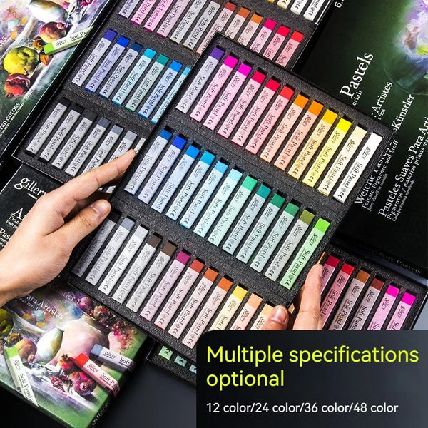 MUNGYO 12/24/36/48/72 Colors Soft Pastels/Chalks Kits