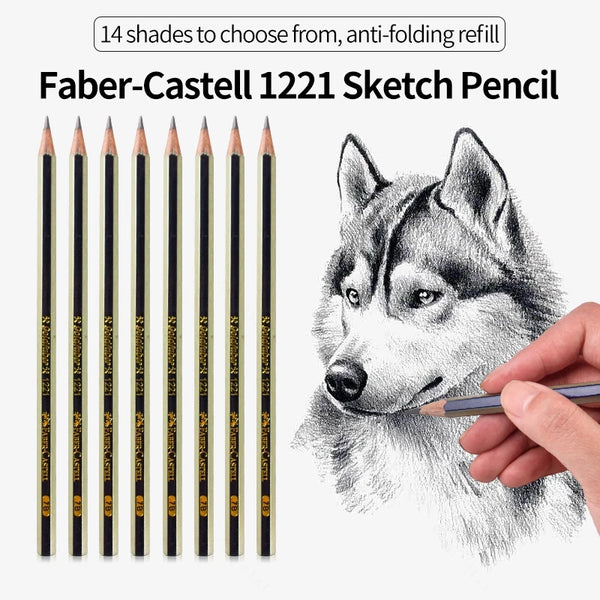 Faber Castell 10 Pieces Professional Sketch Pencil Set