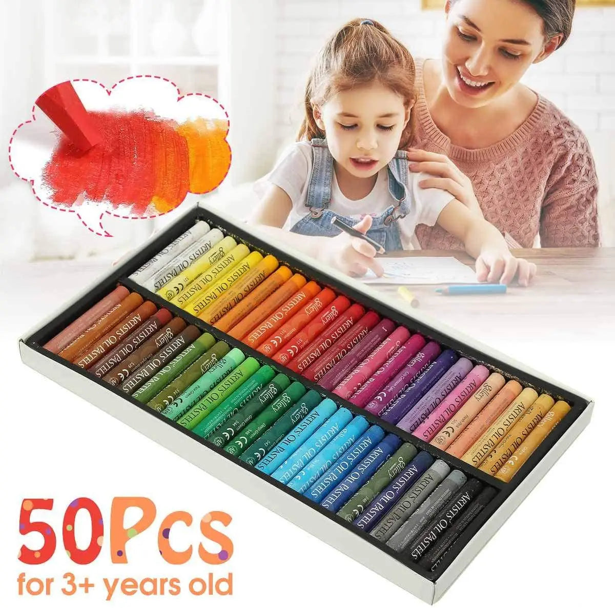 MUNGYO Professional Oil Pastel Sets 12, 25 or 50 Pieces