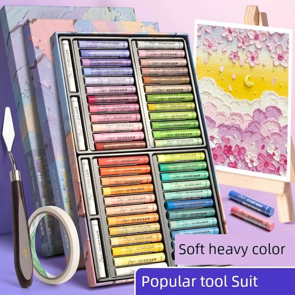 Oil Pastels Kits with Tools