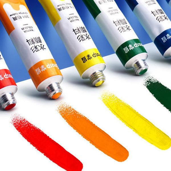 12, 18, 24, 36 Gouache Watercolor 5ml Paint Tube Set