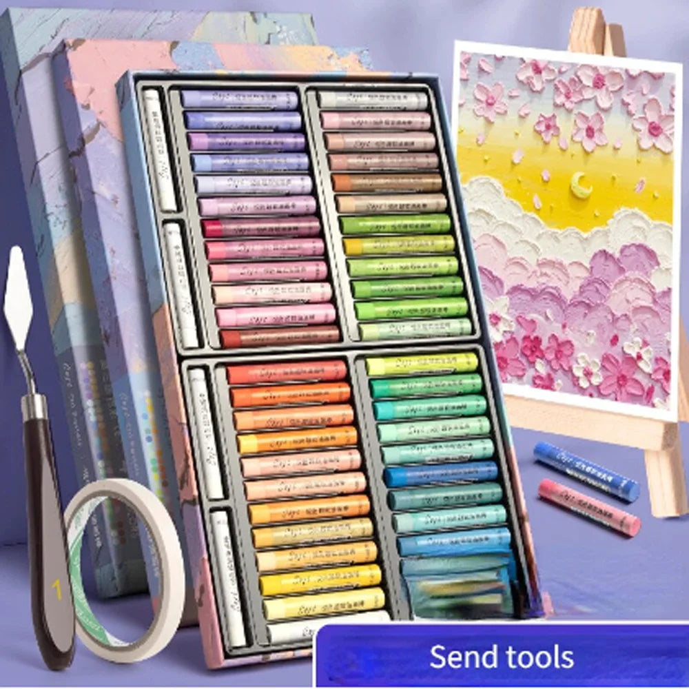 Soft Oil Pastel Kits with Bonus Tools