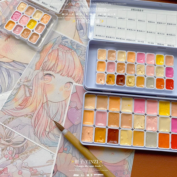 Handmade Brand Watercolor Skin Tones