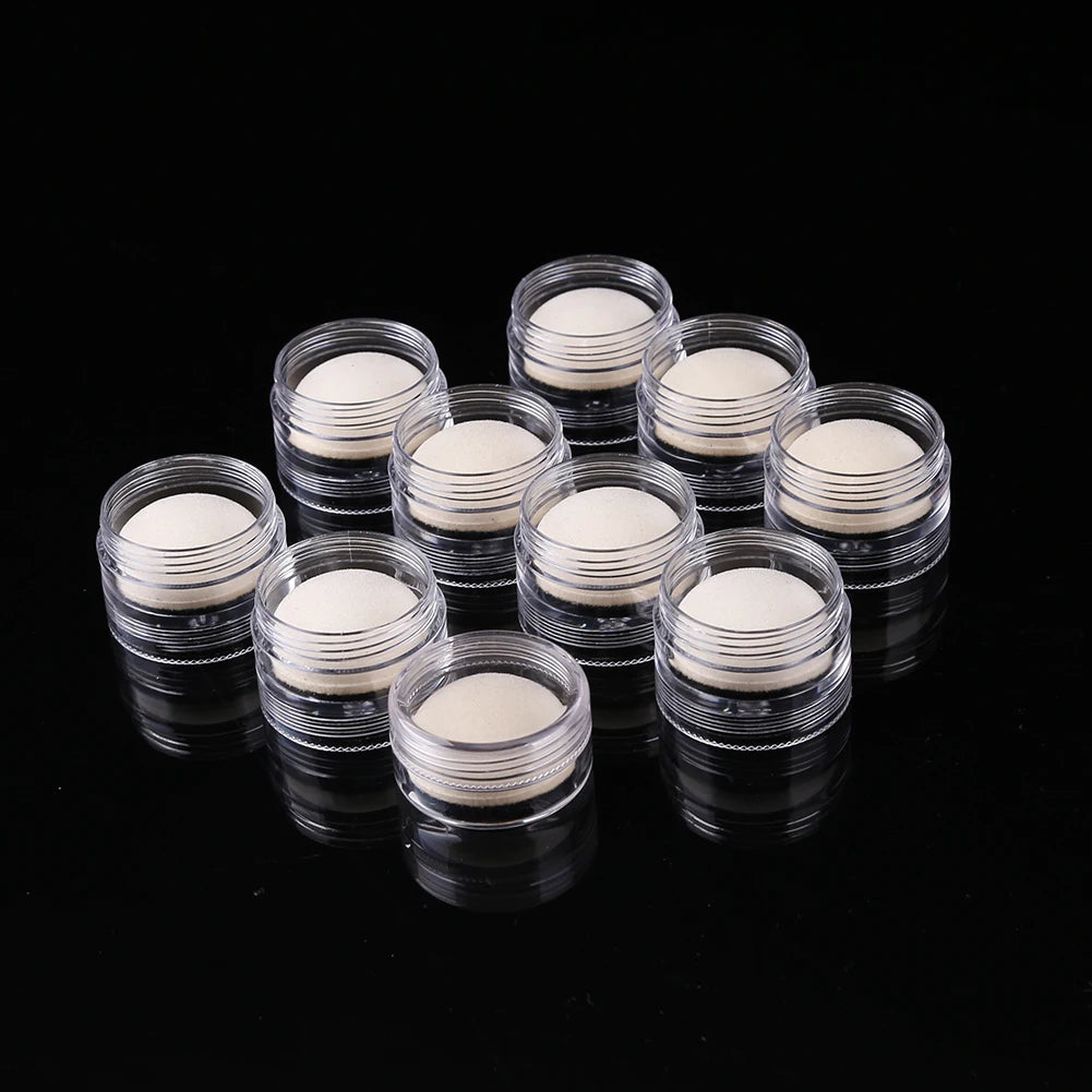 Round Stackable Jars & Mini Ink Blending Sponge Tool